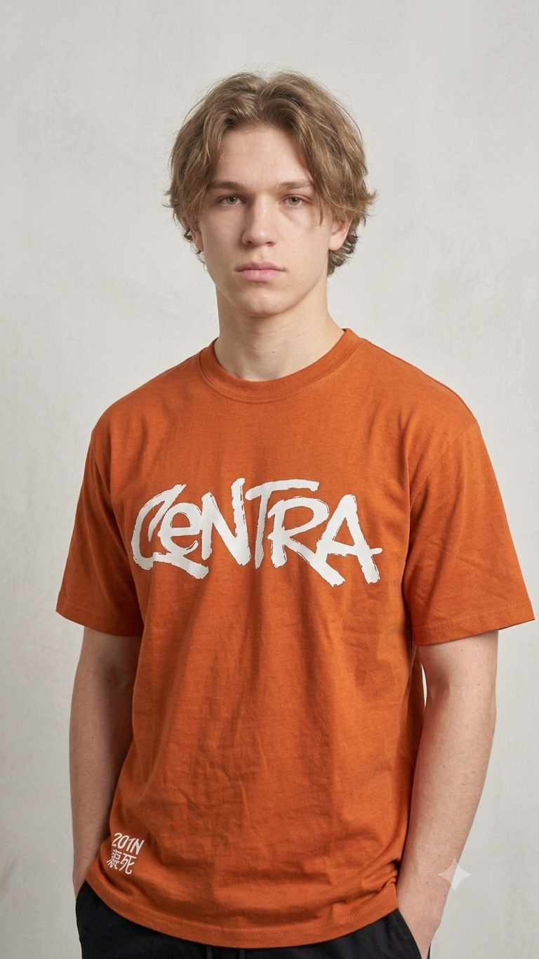Zentra Logo Tee — Burnt Orange