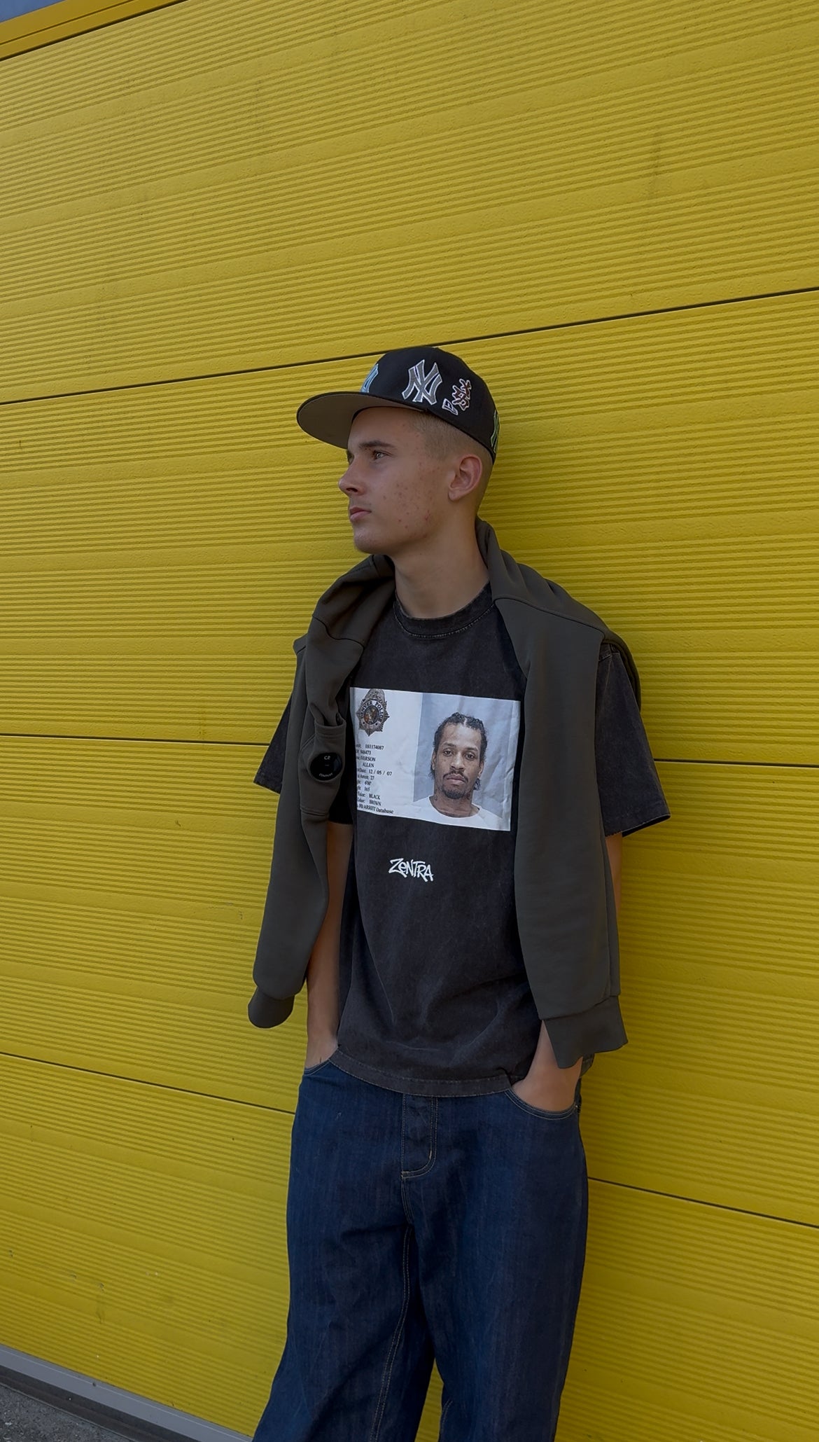 AI Tee — Washed Black
