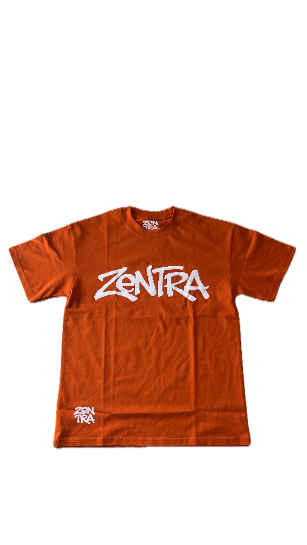 Zentra Logo Tee — Burnt Orange